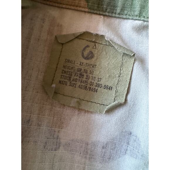 Vintage U.S. Military Green Camo S XX-Short Field Shirt - Picture 2 of 7